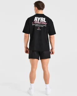 Athletics Script Oversized T Shirt