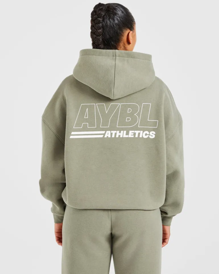 Athletics Track Oversized Hoodie