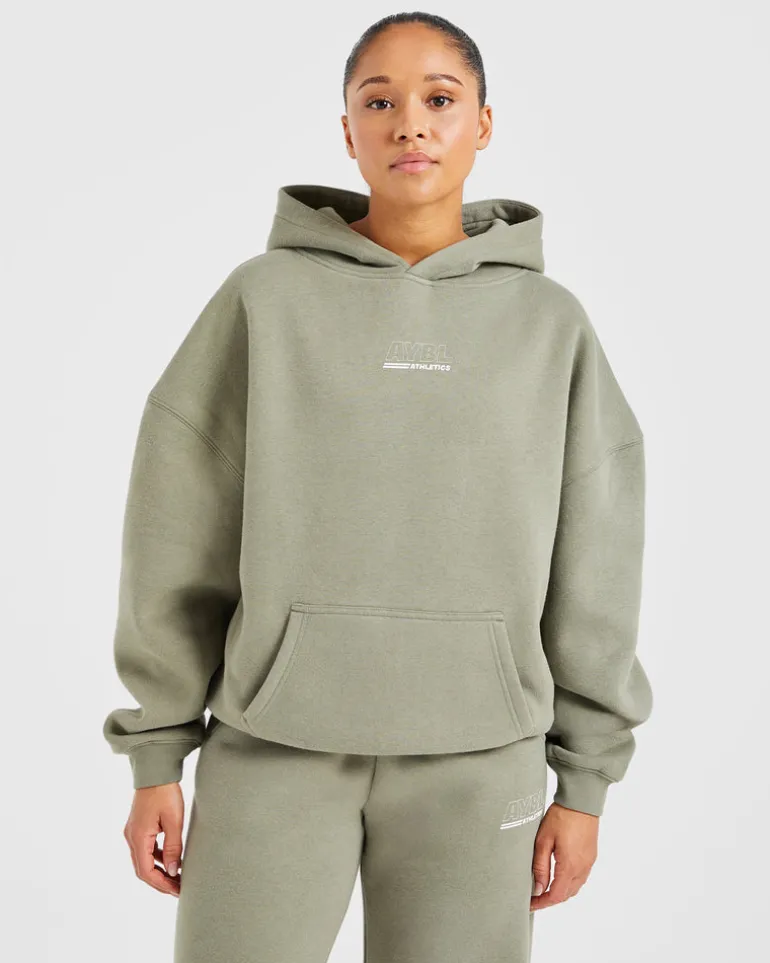 Athletics Track Oversized Hoodie