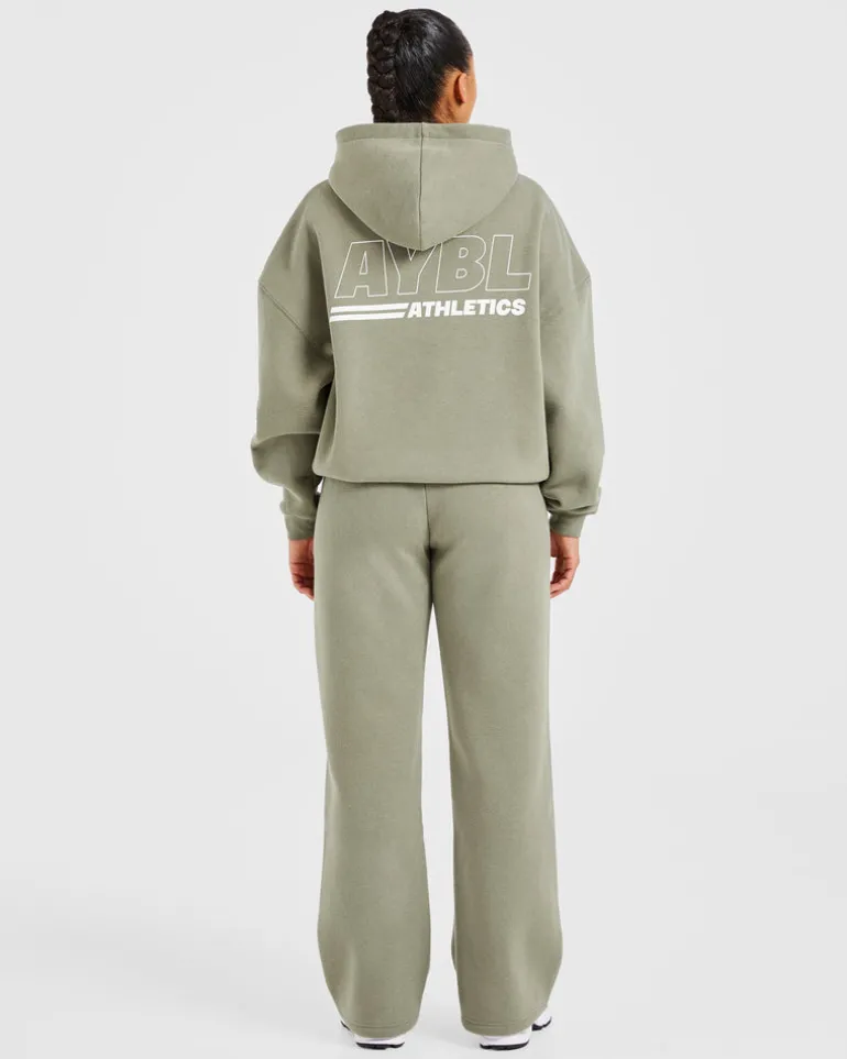 Athletics Track Oversized Hoodie