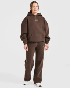 Athletics Track Oversized Straight Leg Joggers
