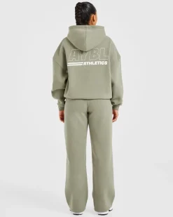 Athletics Track Oversized Straight Leg Joggers