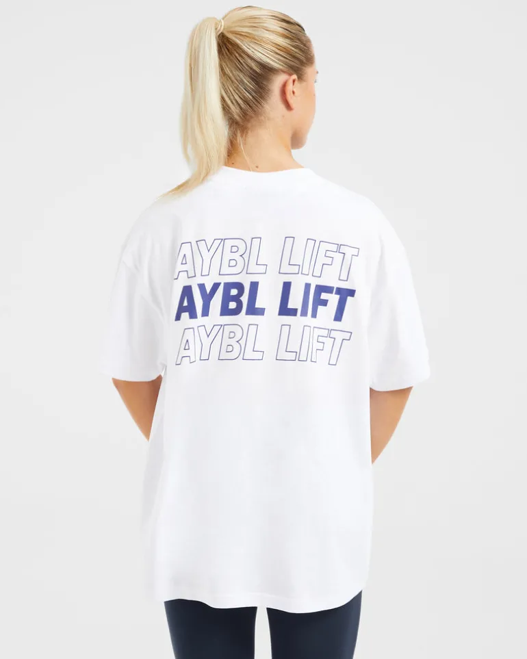 AYBL Lift Italic Oversized T Shirt