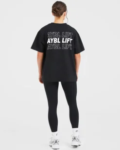 AYBL Lift Italic Oversized T Shirt