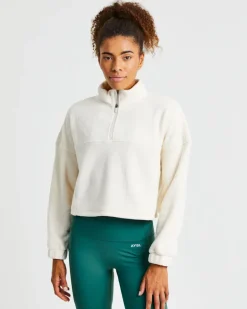 Effortless Oversized Crop Fleece