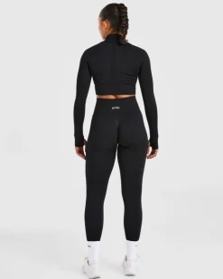 Empower Seamless Crop Zip Jacket