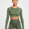 Empower Seamless Long Sleeve Crop Top