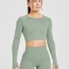 Empower Seamless Long Sleeve Crop Top