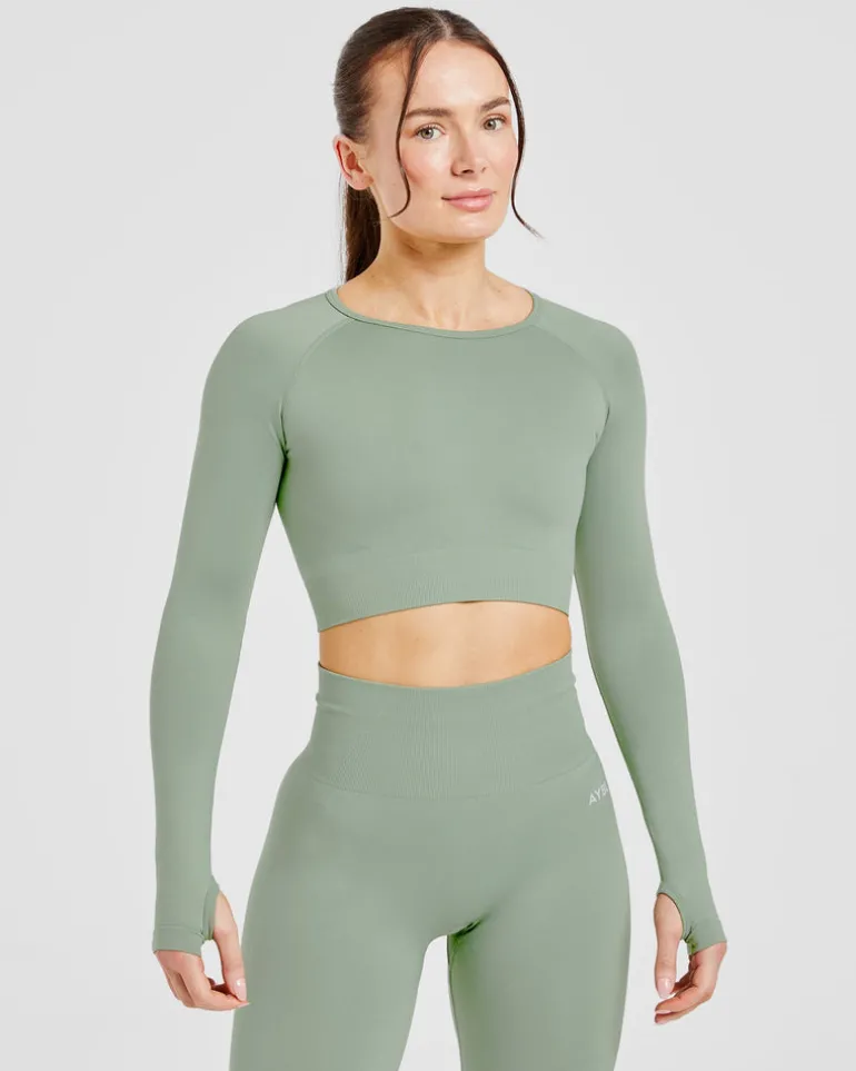 Empower Seamless Long Sleeve Crop Top