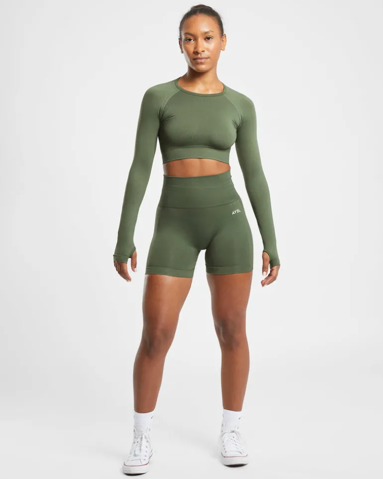 Empower Seamless Long Sleeve Crop Top