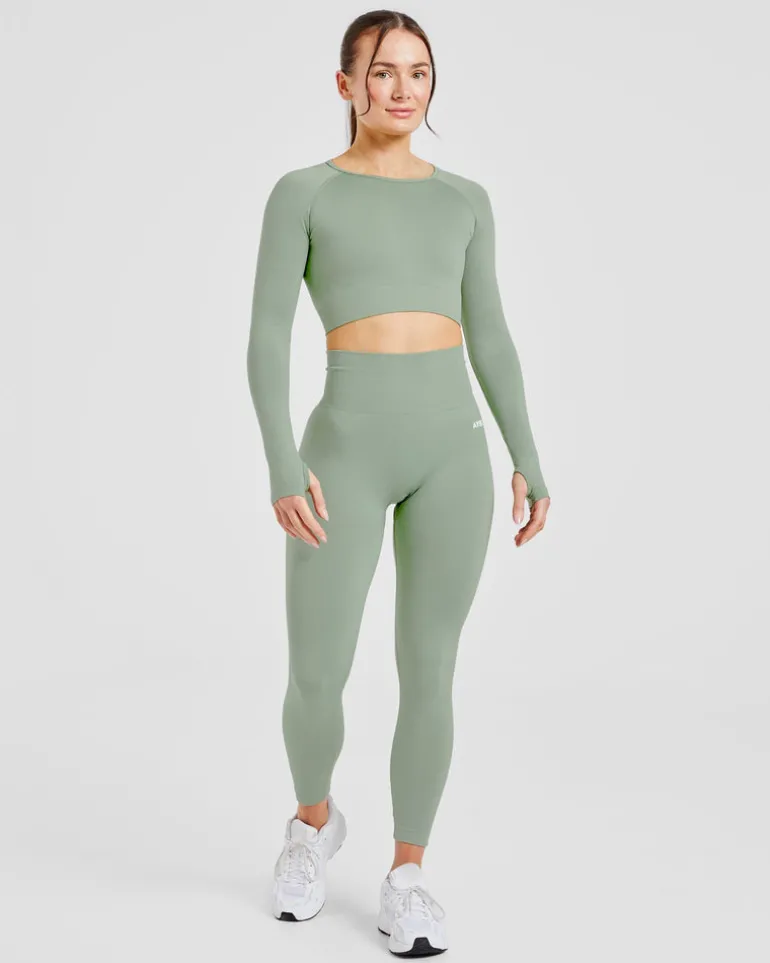 Empower Seamless Long Sleeve Crop Top