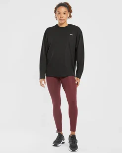Essential Oversized Long Sleeve T Shirt