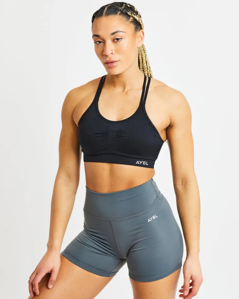Essential Seamless Ruched Sports Bra