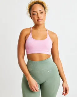 Essential Seamless V Neck Sports Bra