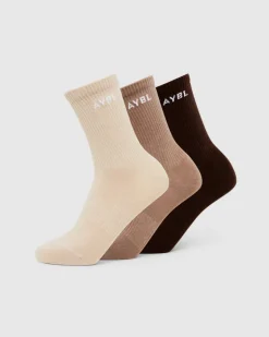Everyday Crew Socks (3 Pack)