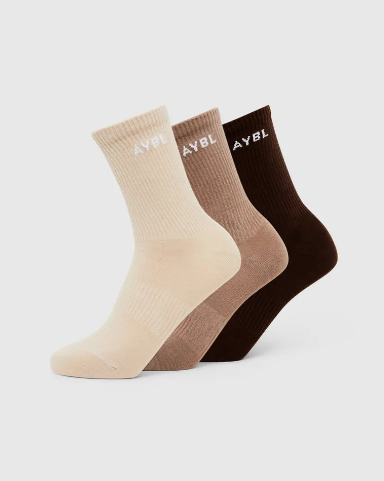 Everyday Crew Socks (3 Pack)