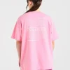 Focused Wavy Oversized T Shirt