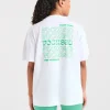 Focused Wavy Oversized T Shirt