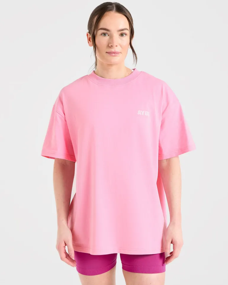 Focused Wavy Oversized T Shirt