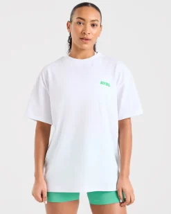 Focused Wavy Oversized T Shirt