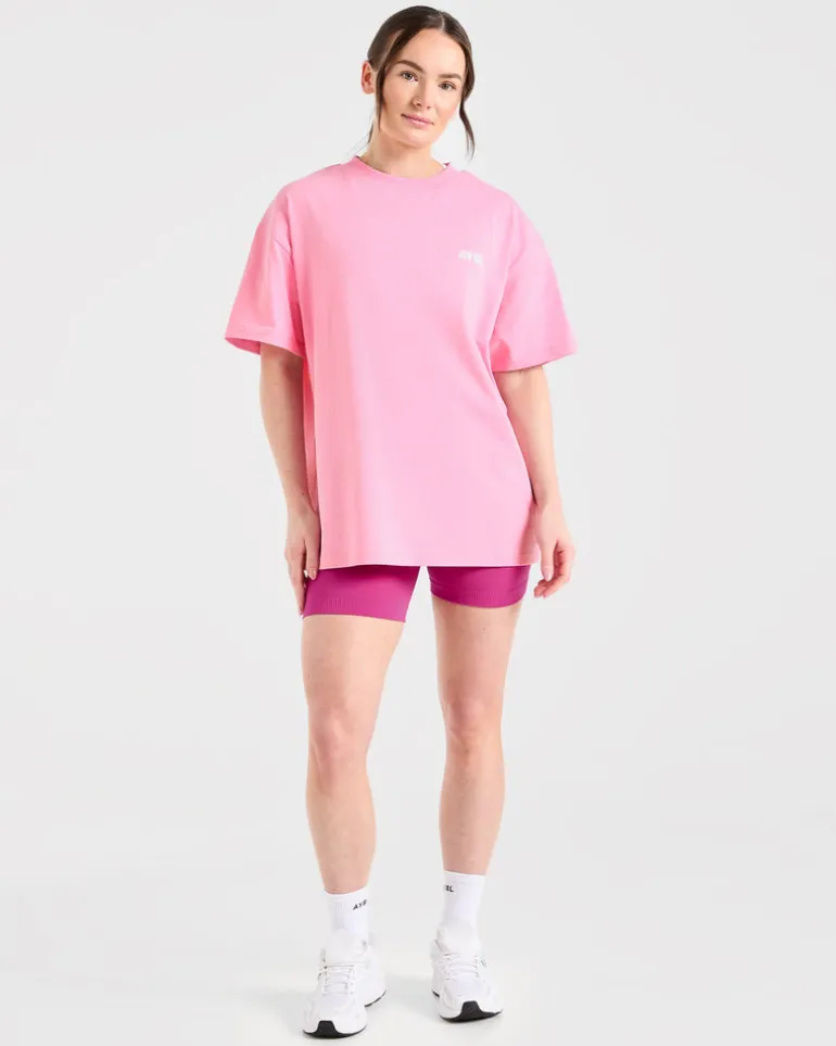 Focused Wavy Oversized T Shirt