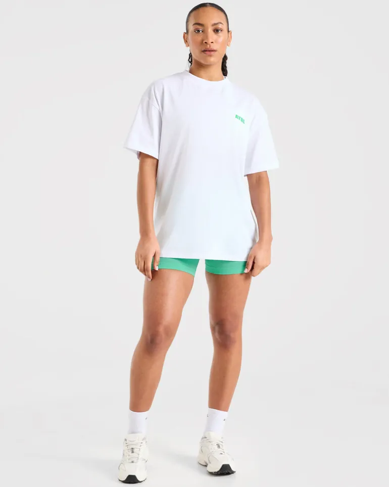Focused Wavy Oversized T Shirt