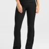Lounge Ribbed Foldover Flared Leggings