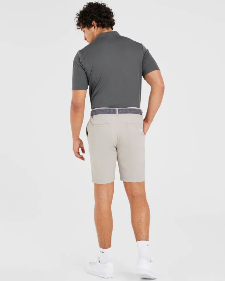 Performance Collarless Polo Shirt