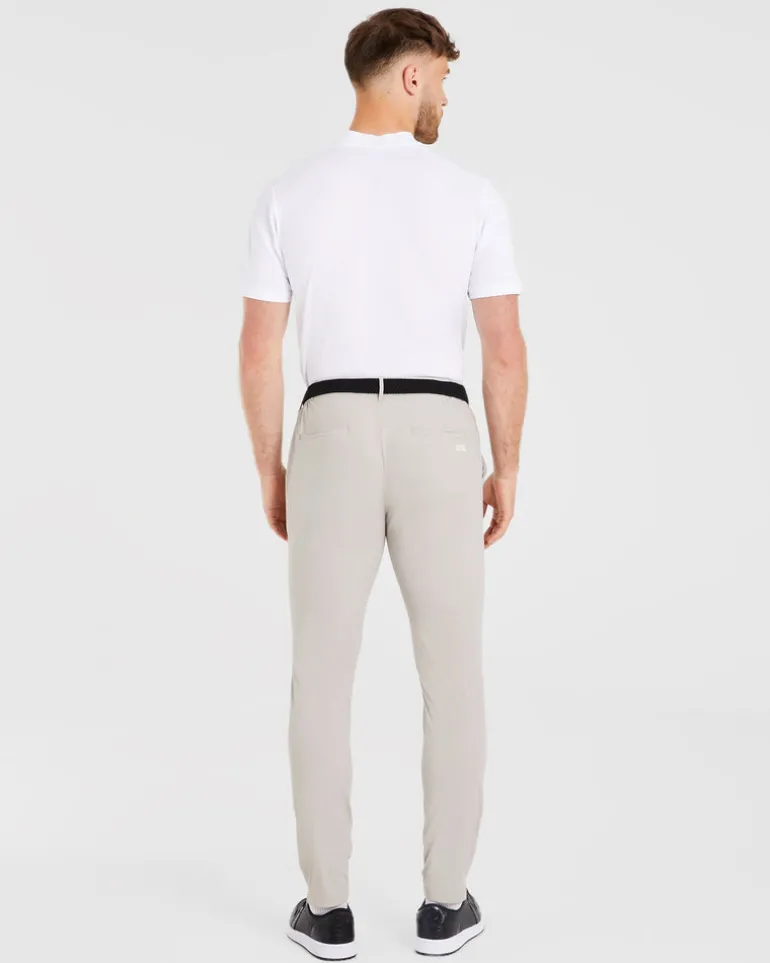 Performance Collarless Polo Shirt