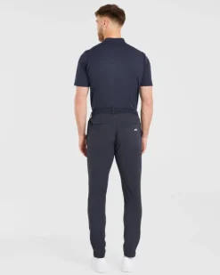 Performance Collarless Polo Shirt