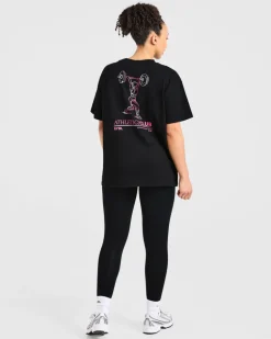 Power Lifting Illustration T Shirt