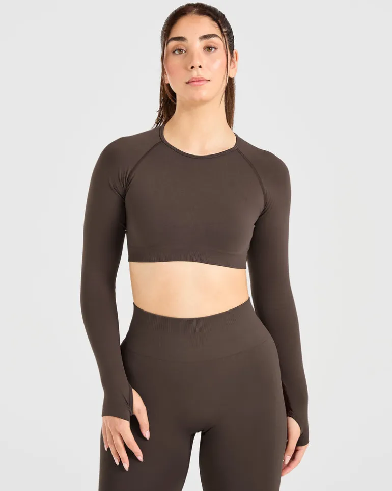 Power Seamless Long Sleeve Crop Top