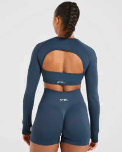 Power Seamless Long Sleeve Crop Top