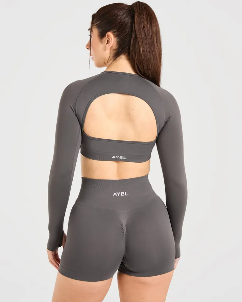 Power Seamless Long Sleeve Crop Top