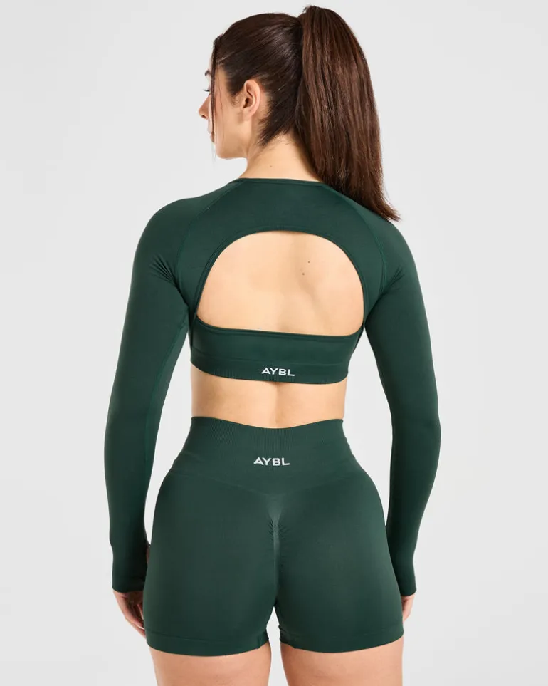 Power Seamless Long Sleeve Crop Top
