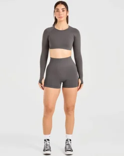 Power Seamless Long Sleeve Crop Top