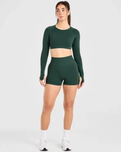 Power Seamless Long Sleeve Crop Top