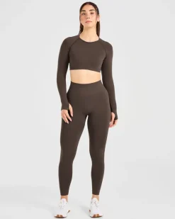 Power Seamless Long Sleeve Crop Top