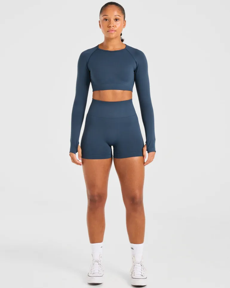 Power Seamless Long Sleeve Crop Top