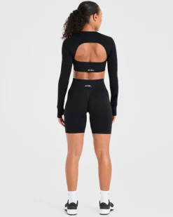 Power Seamless Long Sleeve Crop Top