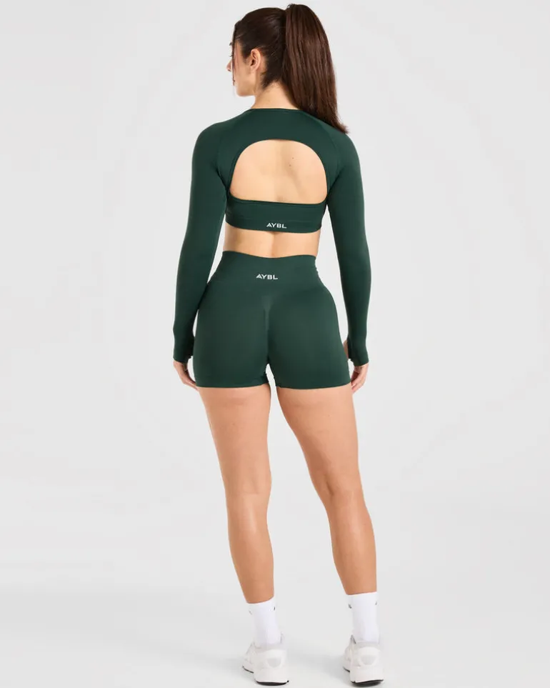 Power Seamless Long Sleeve Crop Top