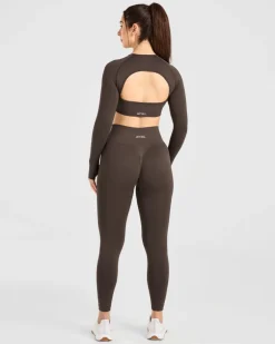 Power Seamless Long Sleeve Crop Top