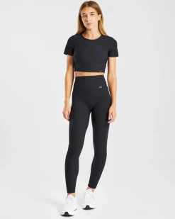 Sculpt Ribbed Leggings