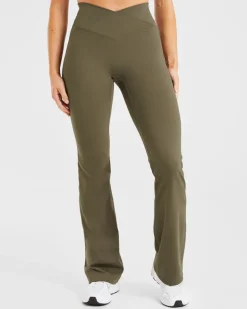 Sculpt Wrap Flared Leggings