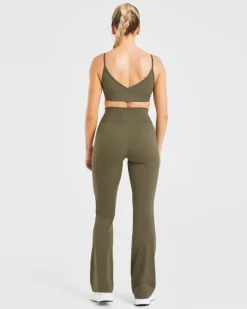 Sculpt Wrap Flared Leggings