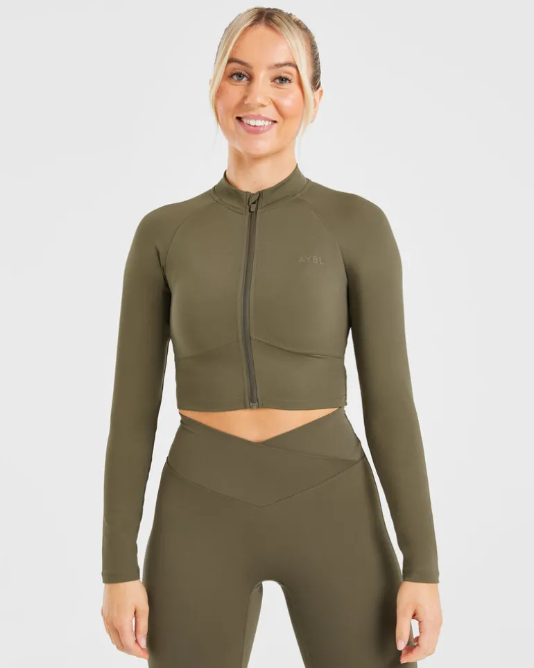 Sculpt Wrap Zip Up Jacket