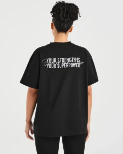Show Up Oversized T Shirt