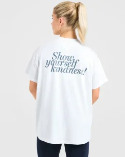 Show Yourself Kindness Oversized T Shirt