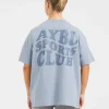 Sports Club Wavy Oversized T Shirt