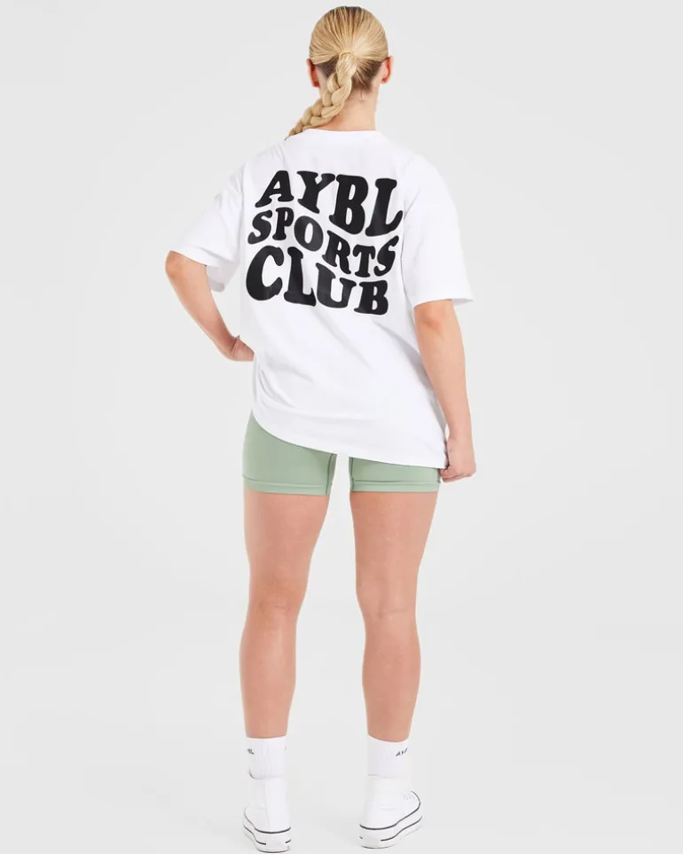 Sports Club Wavy Oversized T Shirt